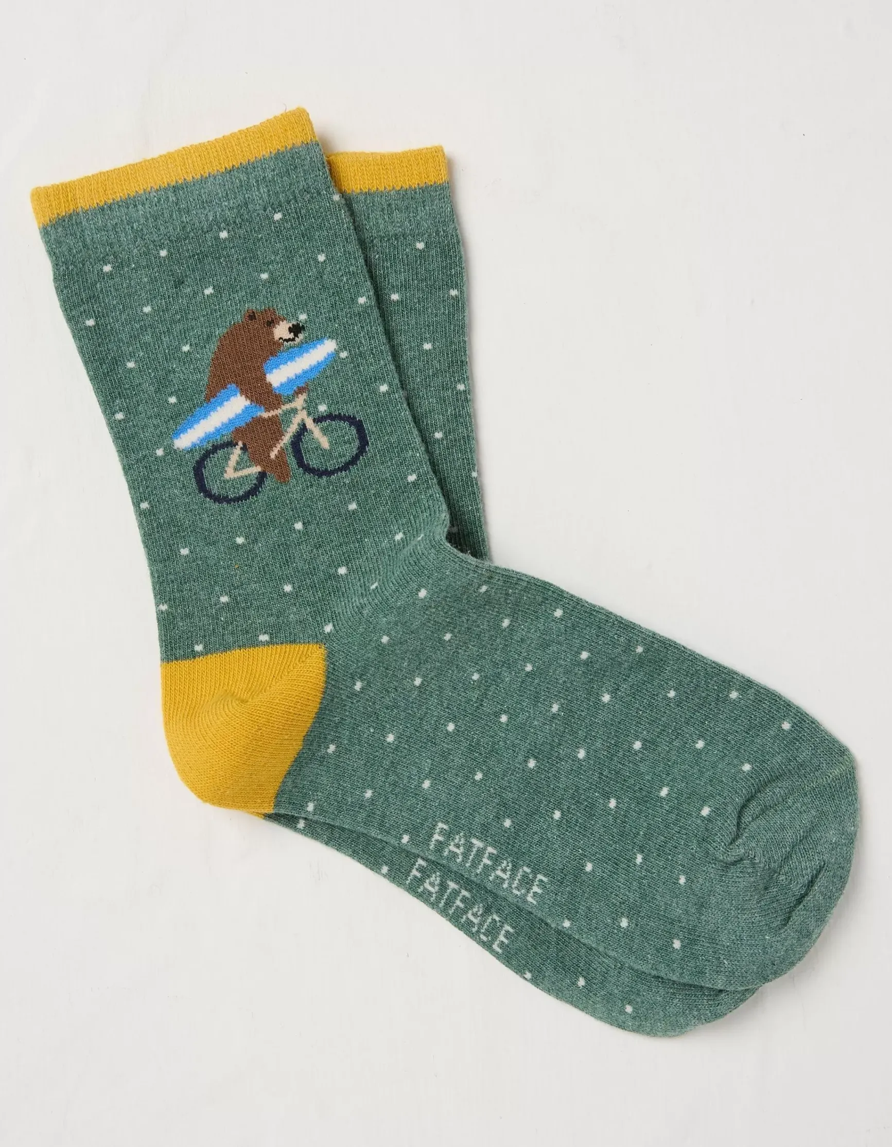 FatFace 1 Pack Bear Socks|Kids View All