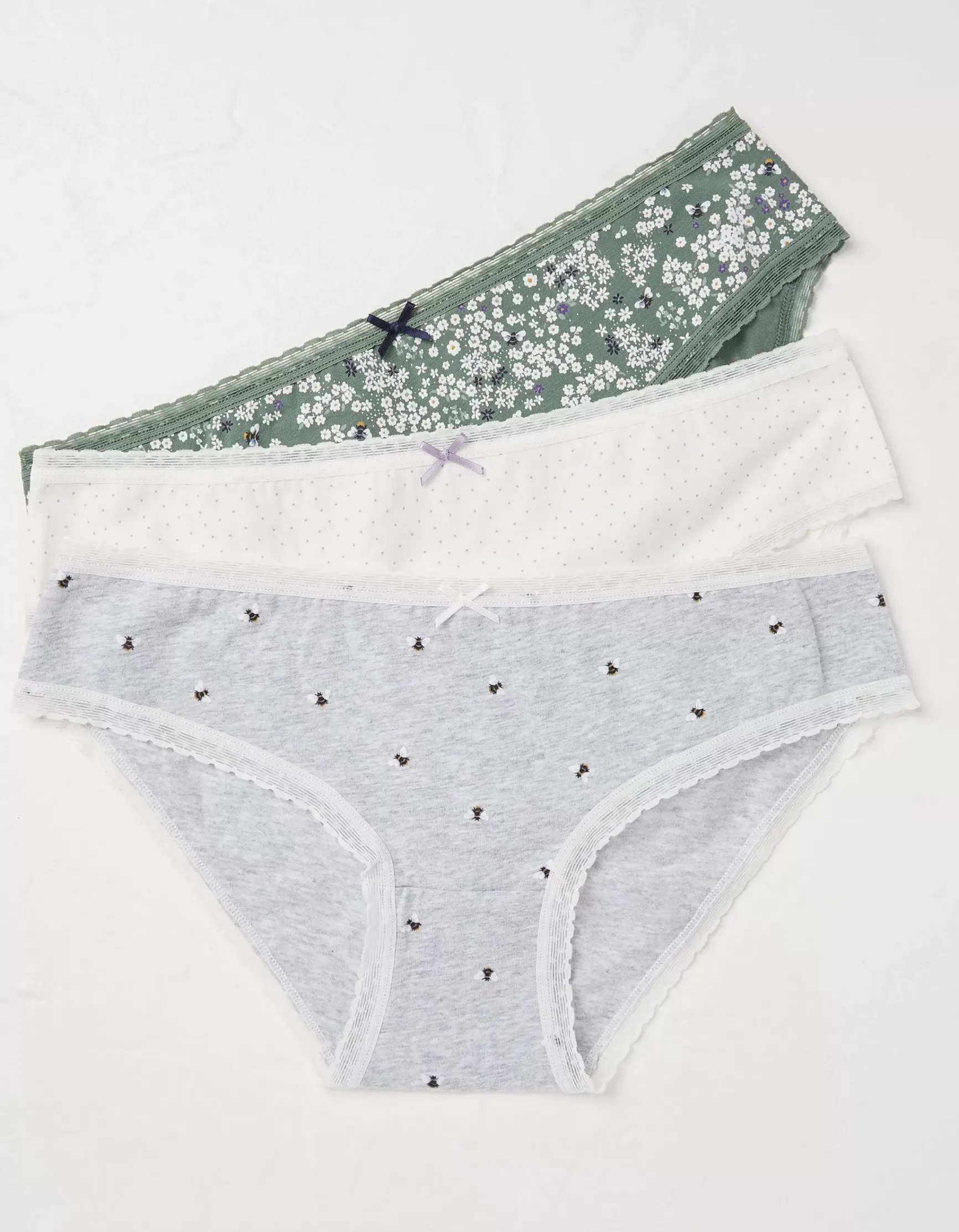 FatFace 3 Pack Bee Mini Knickers|Women View All
