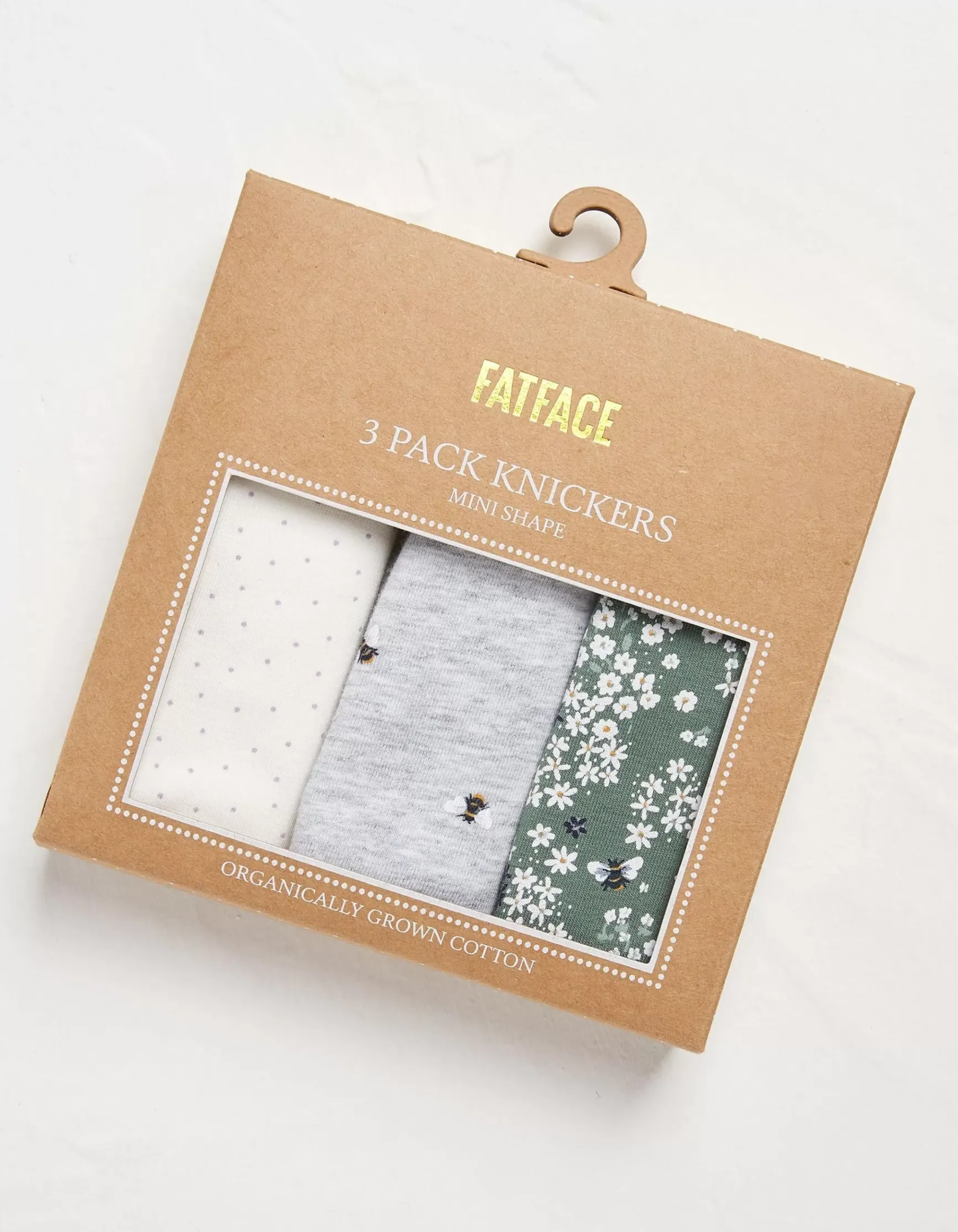 FatFace 3 Pack Bee Mini Knickers|Women View All