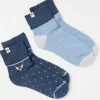 FatFace 2 Pack Bee Outdoor Boot Socks|Women View All