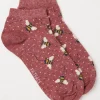 FatFace 1 Pack Bee Spot Trainer Socks|Women View All