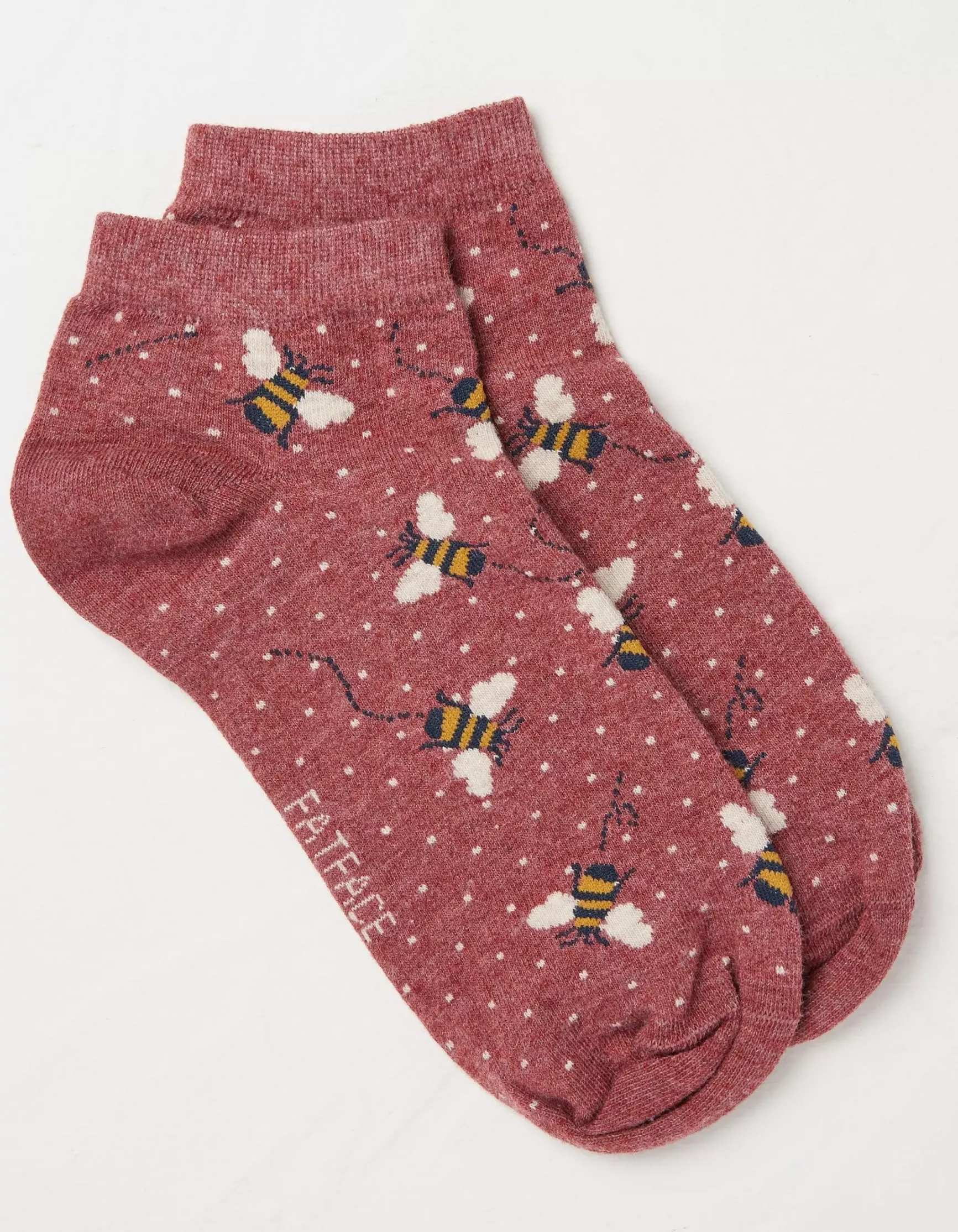 FatFace 1 Pack Bee Spot Trainer Socks|Women View All