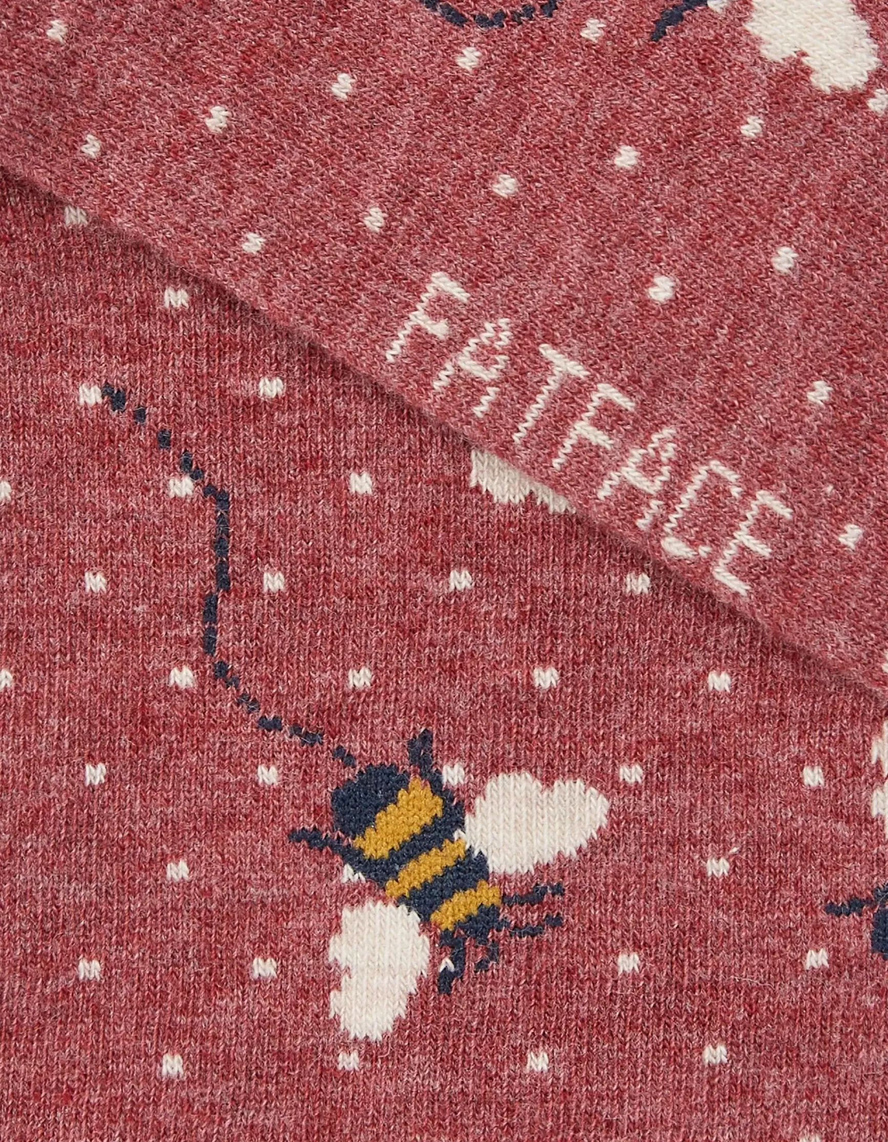 FatFace 1 Pack Bee Spot Trainer Socks|Women View All
