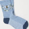 FatFace 1 Pack Bee Wreath Socks|Women View All