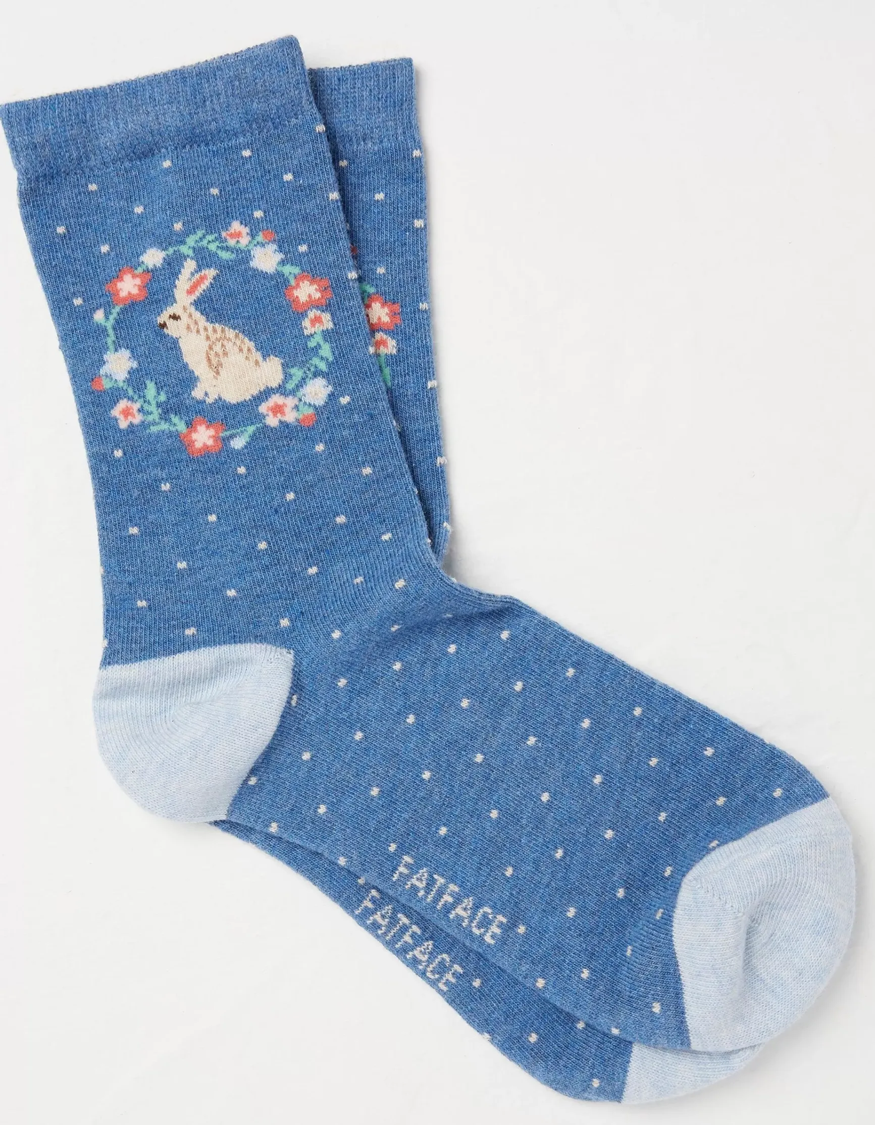 FatFace 1 Pack Bunny Wreath Socks|Women View All