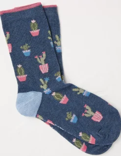 FatFace 1 Pack Cactus Socks|Women View All