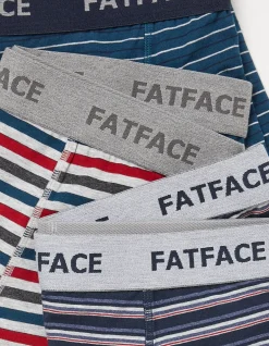 FatFace 3 Pack Chesil Stripe Boxers|Men View All
