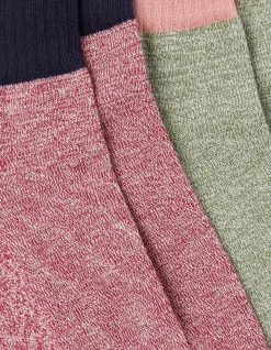 FatFace 2 Pack Colourblock Outdoor Boot Socks|Women View All