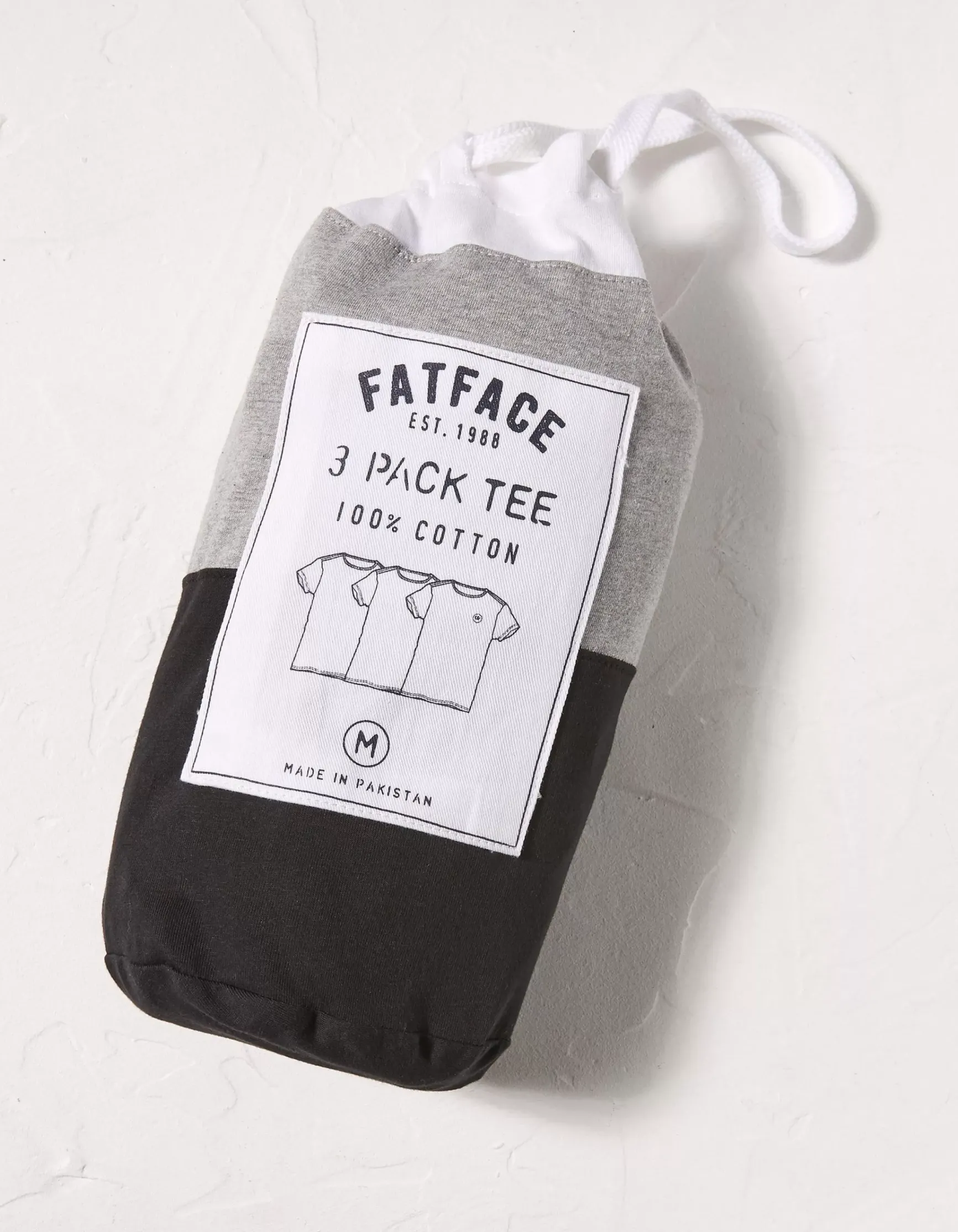 FatFace 3 Pack Cotton T-Shirts|Men T-Shirts