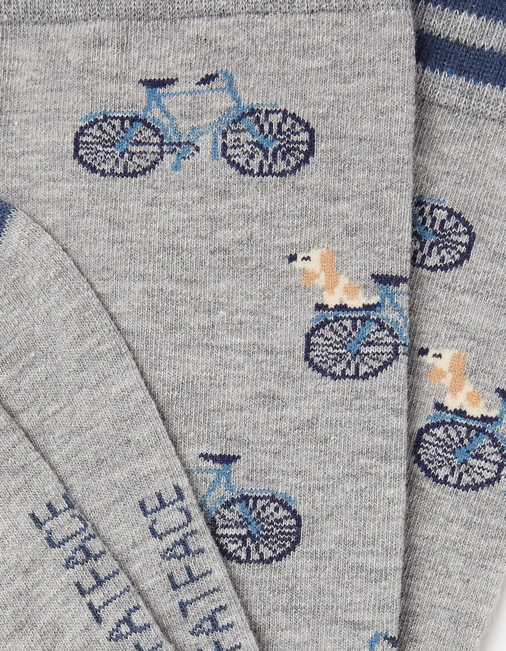 FatFace 1 Pack Dogs On Bikes Socks|Men View All