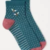FatFace 1 Pack Embroidered Bee Rib Socks|Women View All