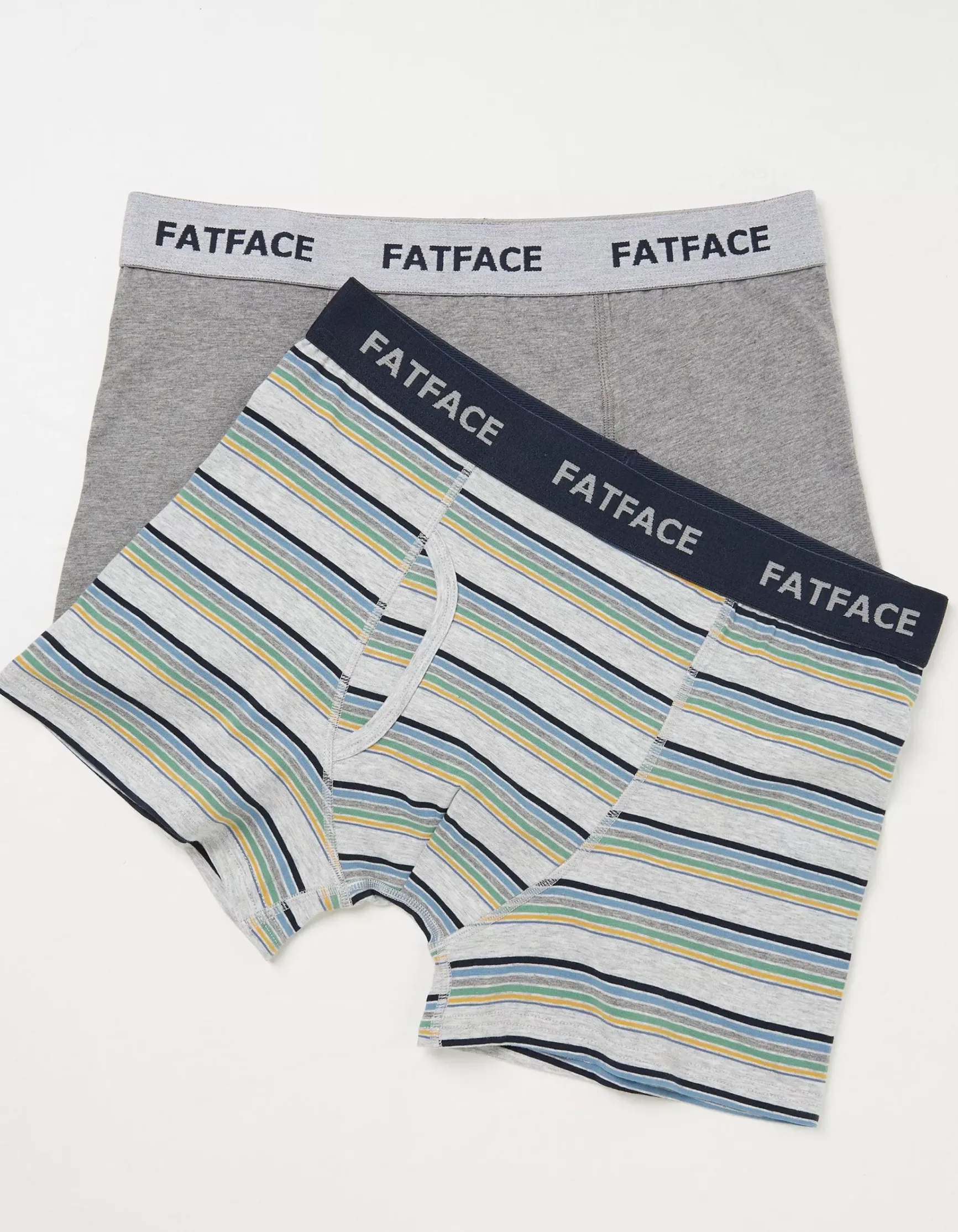 FatFace 2 Pack Eype Stripe Boxers|Men View All