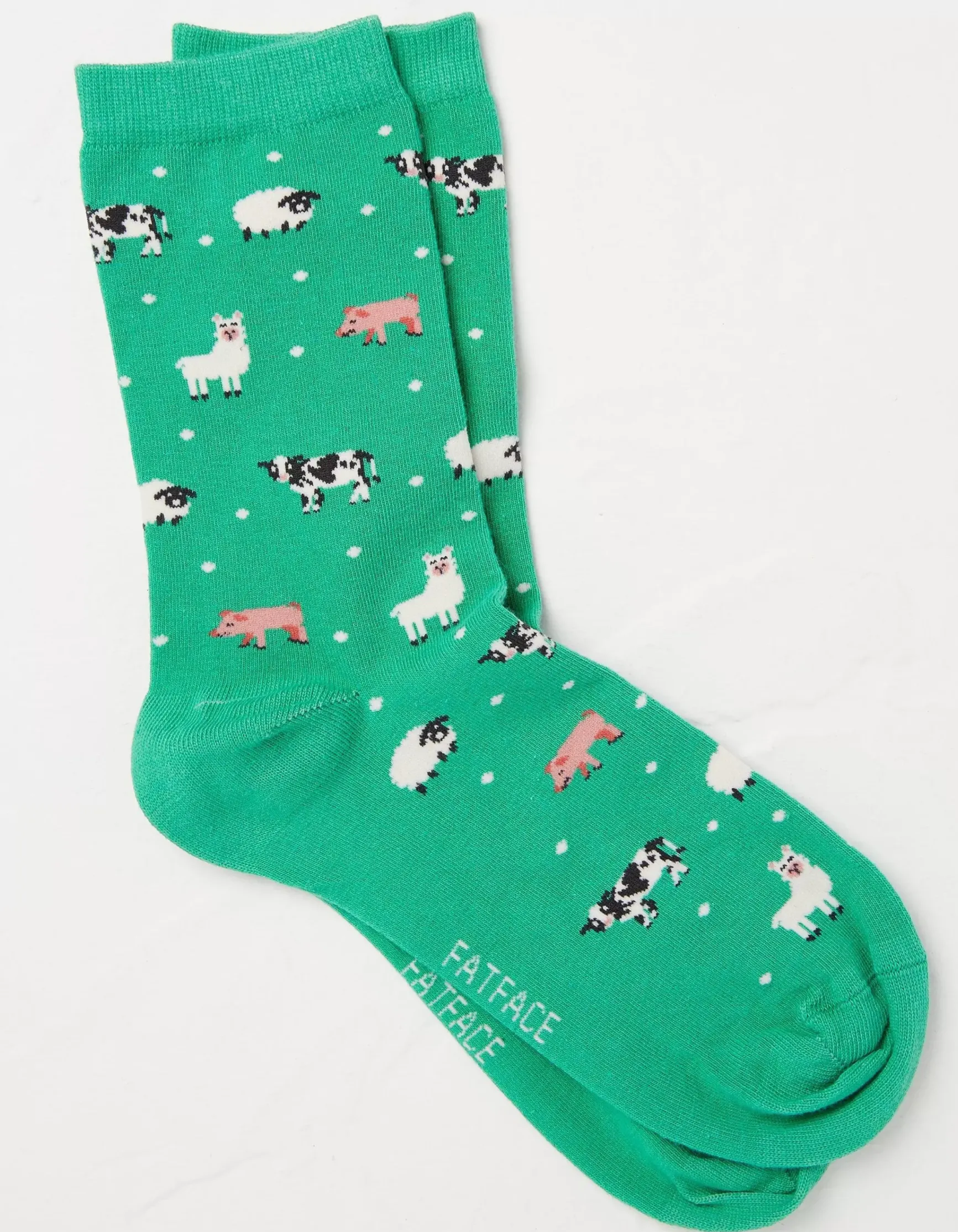 FatFace 1 Pack Farm Animal Socks|Women View All