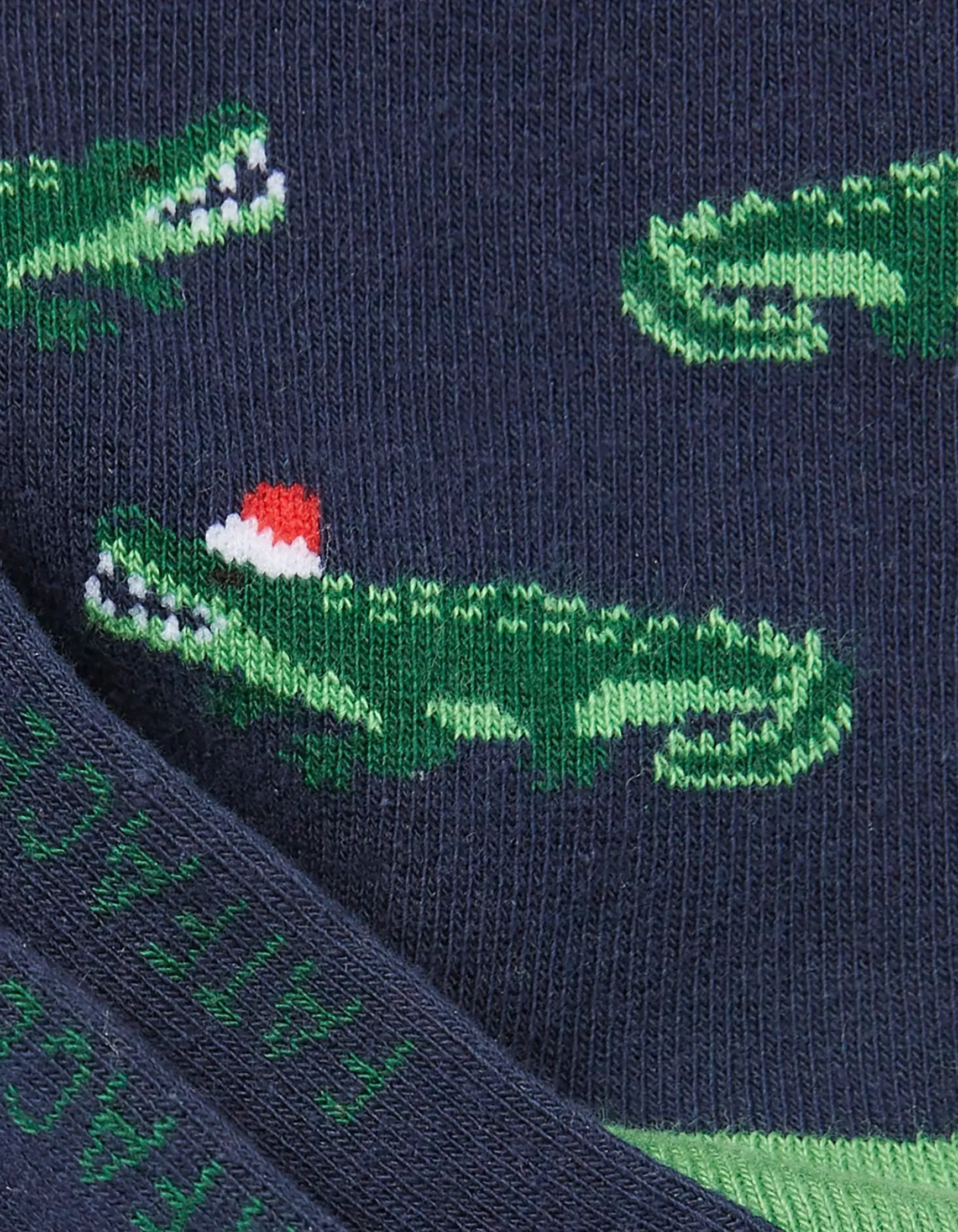 FatFace 1 Pack Festive Crocodile Socks|Kids View All