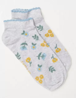 FatFace 1 Pack Floral Trainer Socks|Women View All