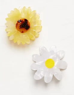 FatFace 2 Pack Flower Clips|Women View All