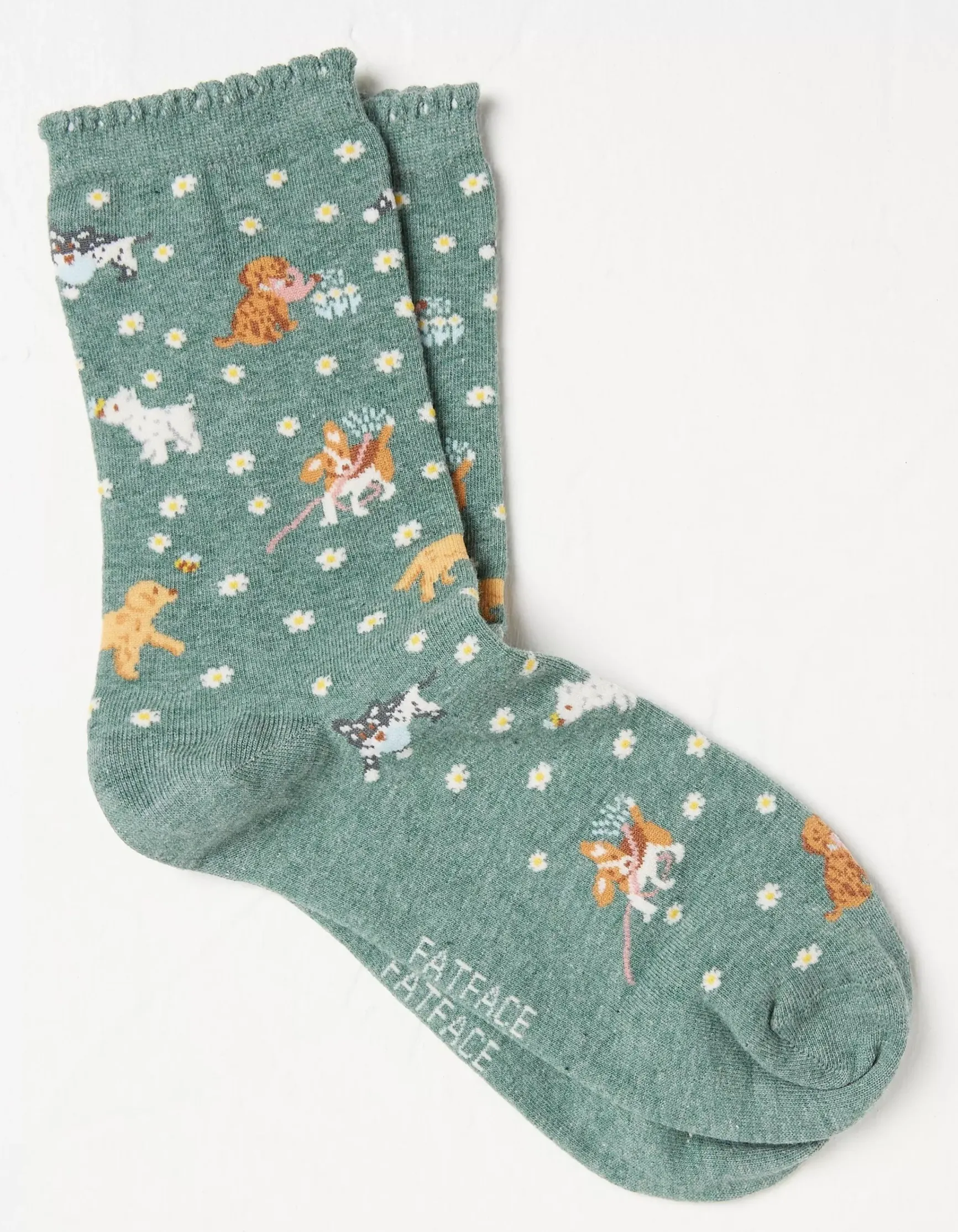 FatFace 1 Pack Garden Dogs Socks|Women View All