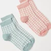 FatFace 2 Pack Gingham Socks|Women View All