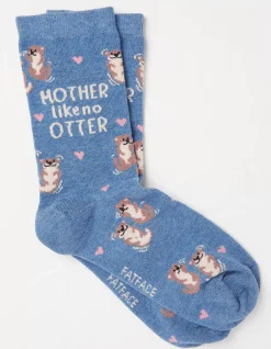 FatFace 1 Pack Mother Like No Otter Socks|Women View All