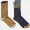 FatFace 2 Pack Nathan Boot Socks|Men View All