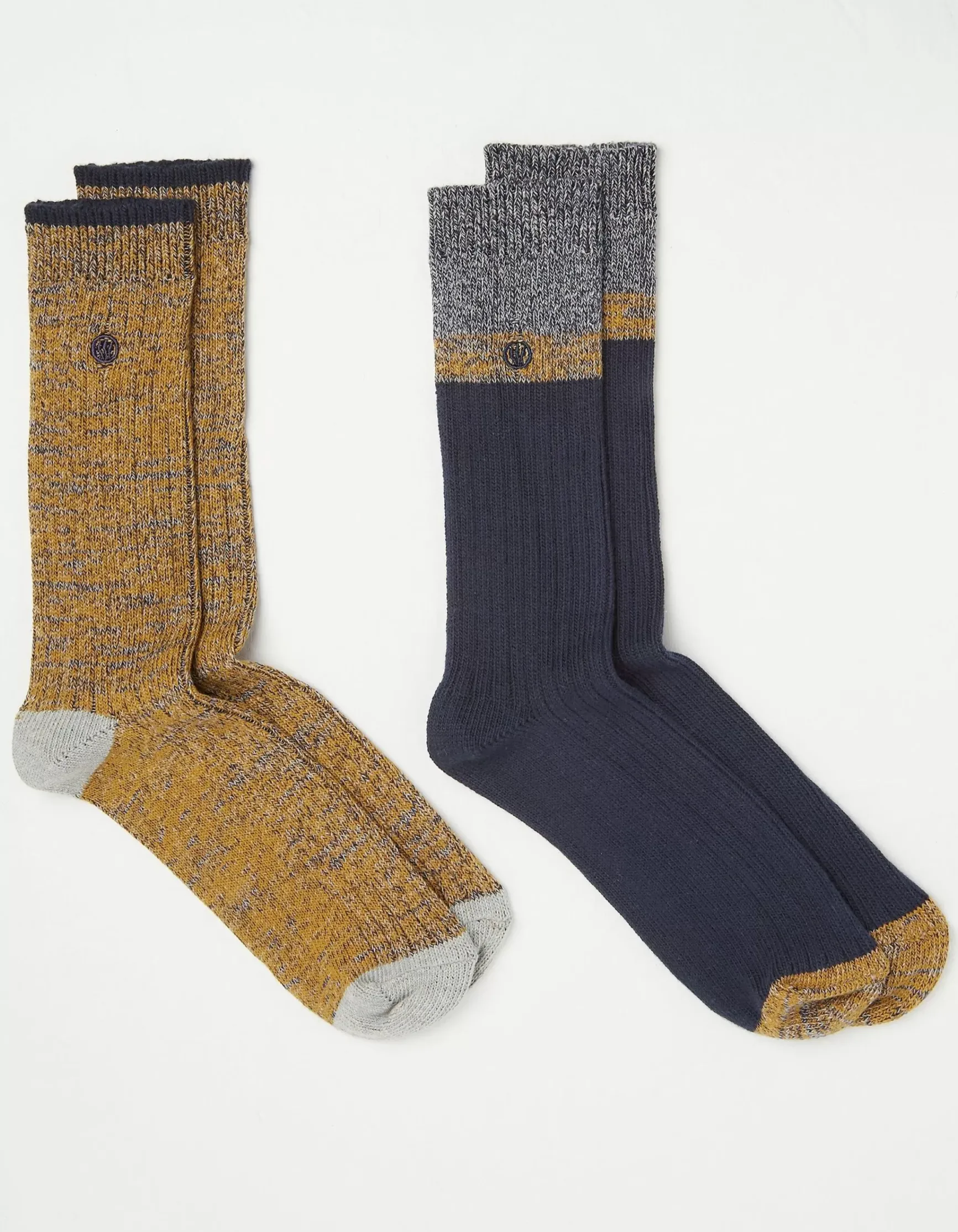 FatFace 2 Pack Nathan Boot Socks|Men View All