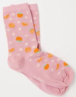 FatFace 1 Pack Orange Socks|Women View All