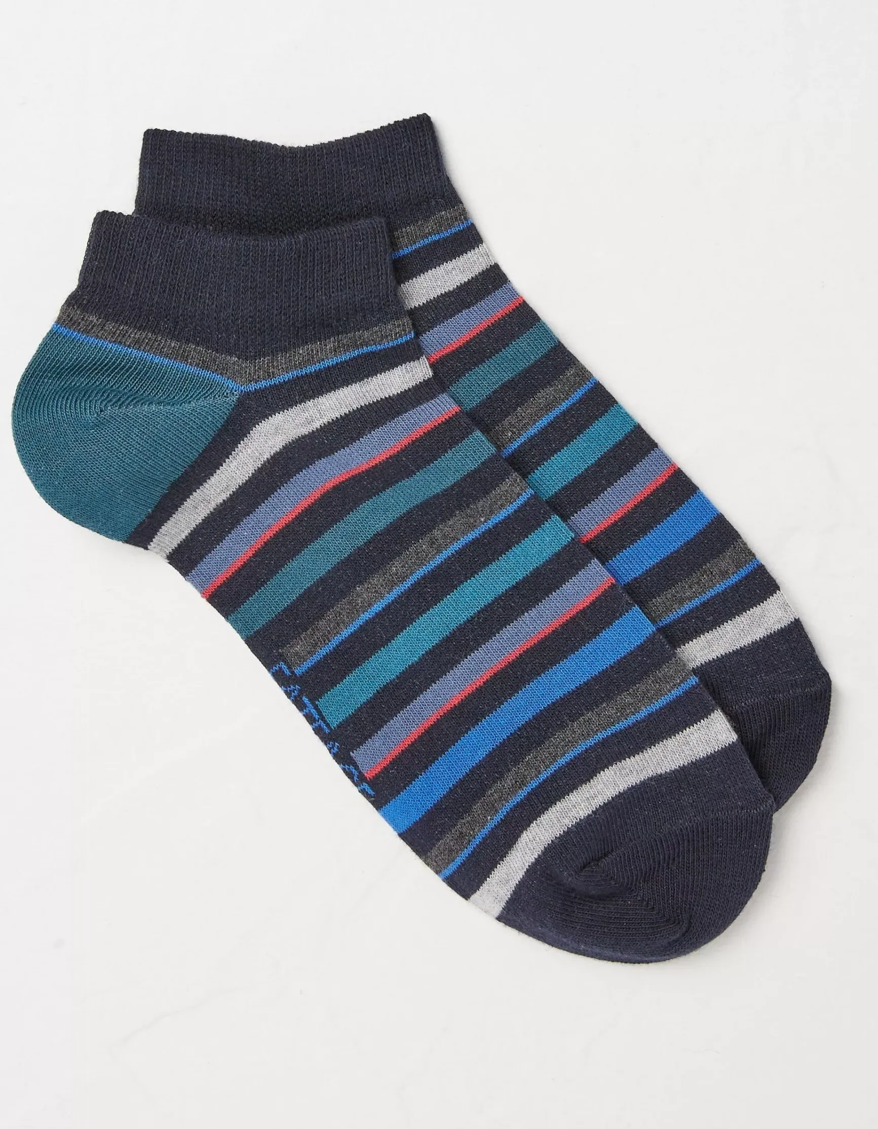 FatFace 1 Pack Oscar Stripe Trainer Socks|Men View All