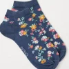 FatFace 1 Pack Pop Floral Trainer Socks|Women View All