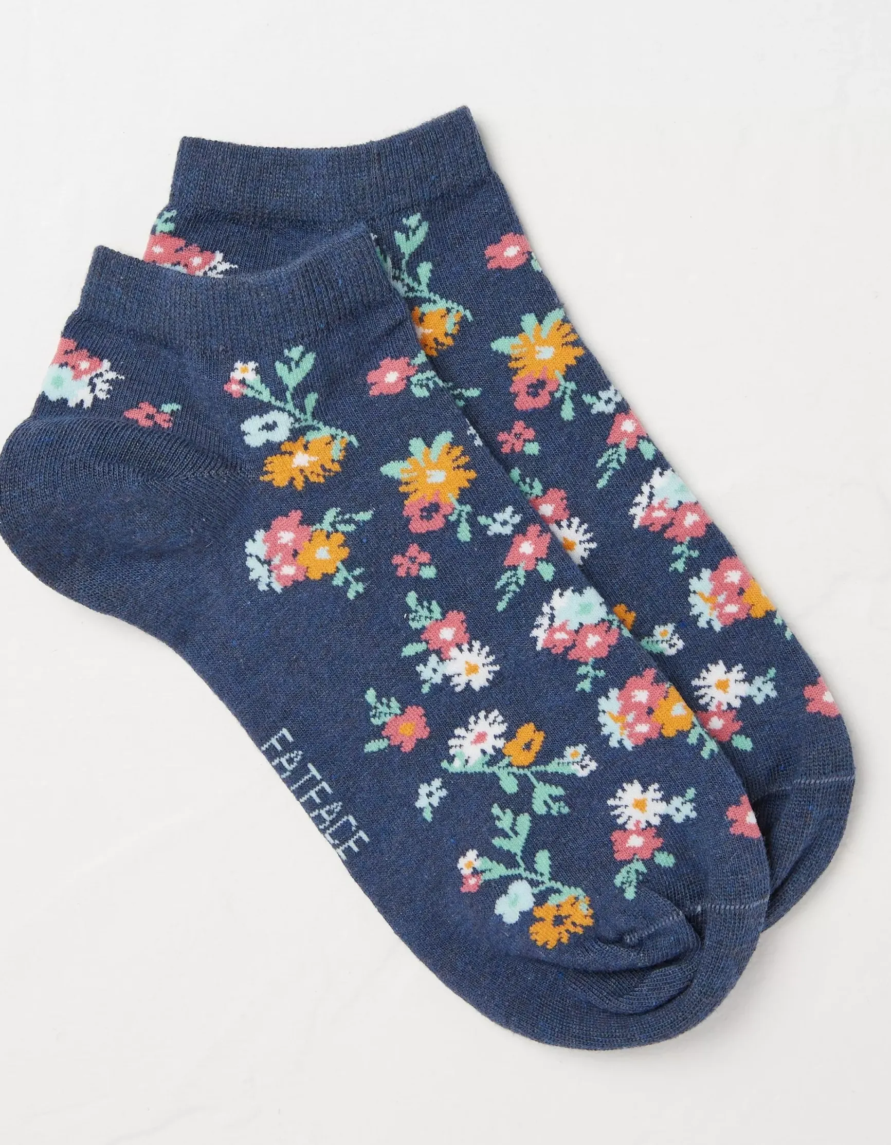 FatFace 1 Pack Pop Floral Trainer Socks|Women View All