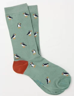 FatFace 1 Pack Puffin Socks|Men View All