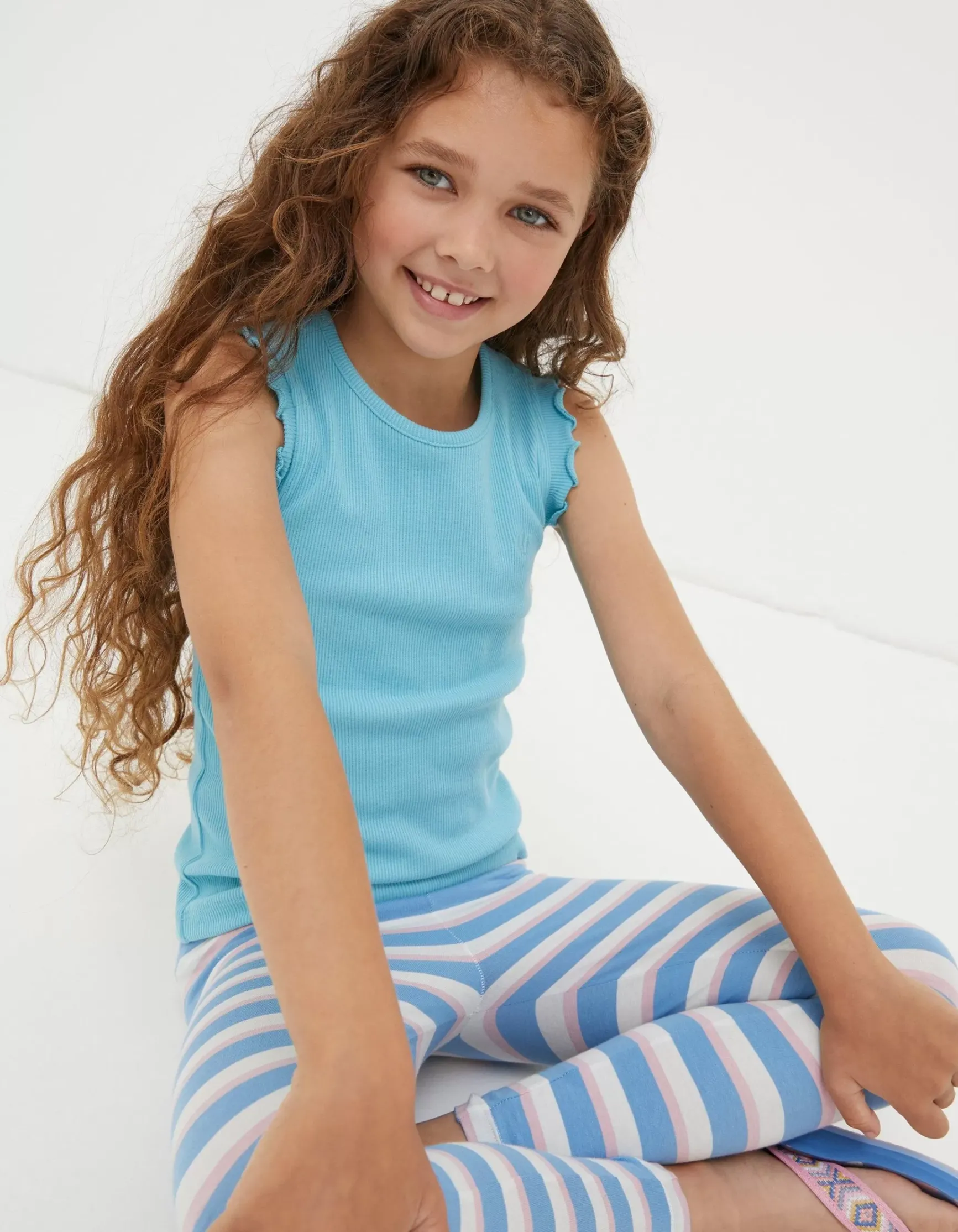 FatFace 3 Pack Rib Jersey Vests|Girls View All