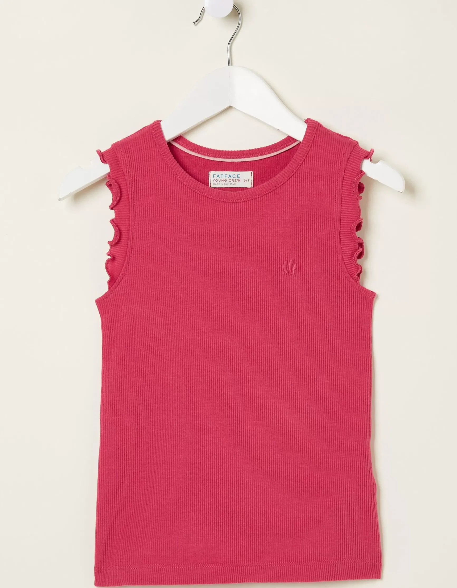FatFace 3 Pack Rib Jersey Vests|Girls View All