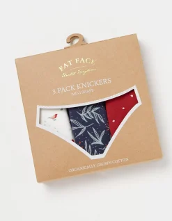 FatFace 3 Pack Robin Mini Knickers|Women View All