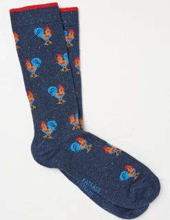 FatFace 1 Pack Rooster Socks|Men View All
