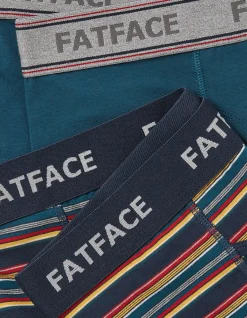 FatFace 2 Pack Salcombe Stripe Boxers|Men View All