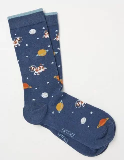 FatFace 1 Pack Space Cow Socks|Men View All