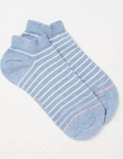 FatFace 1 Pack Stripe Trainer Socks|Women View All