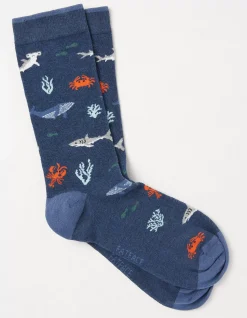 FatFace 1 Pack Under The Sea Socks|Men View All