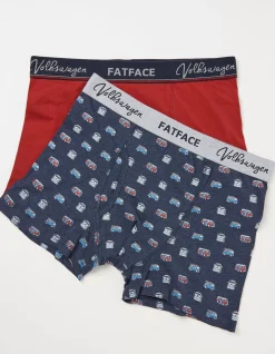 FatFace 2 Pack Vw Surf Camper Boxers|Men View All