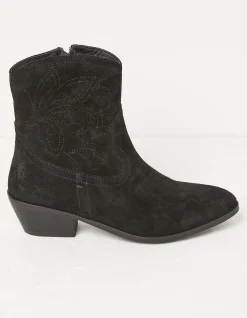 FatFace Abilene Western Embroidered Ankle Boot|Women View All