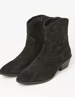 FatFace Abilene Western Embroidered Ankle Boot|Women View All