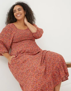 FatFace Adele Gradient Floral Midi Dress|Women View All