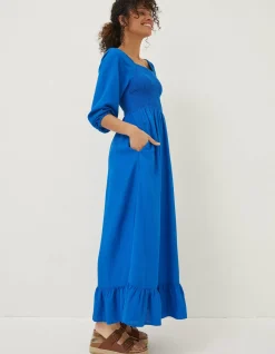 FatFace Adele Shirred Midi Dress|Women Dresses