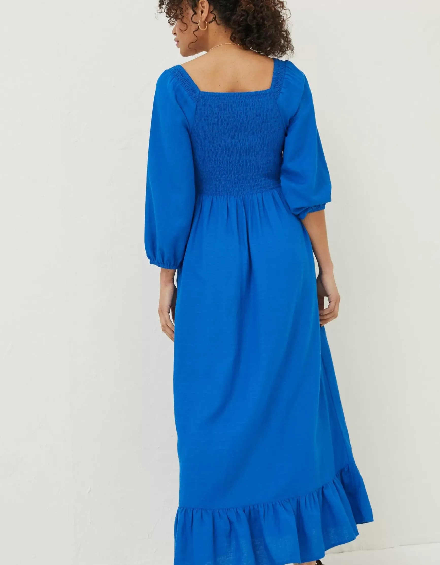 FatFace Adele Shirred Midi Dress|Women Dresses