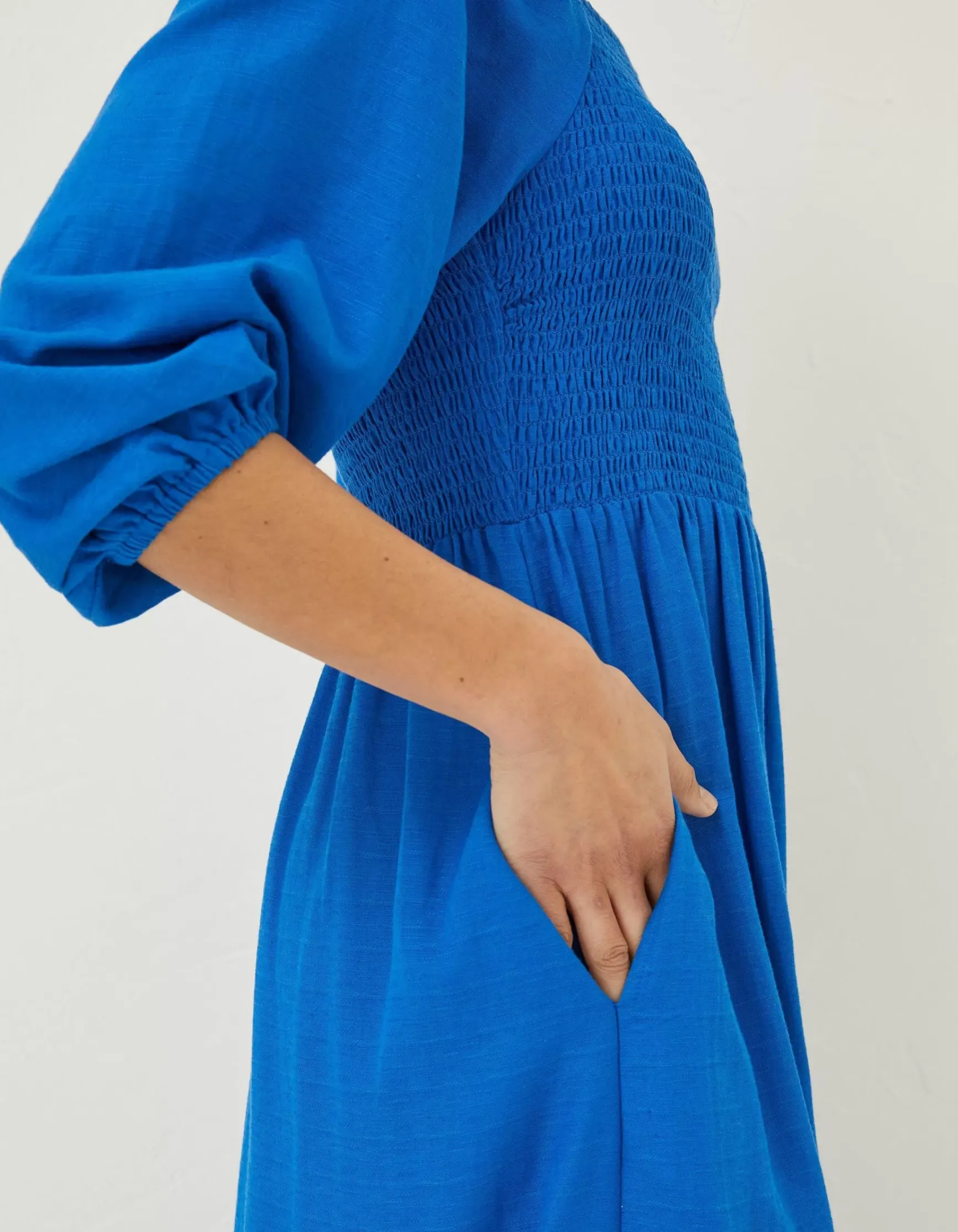 FatFace Adele Shirred Midi Dress|Women Dresses