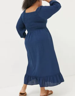 FatFace Adele Shirred Midi Dress|Women View All