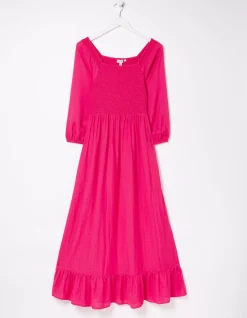 FatFace Adele Shirred Midi Dress|Women Dresses