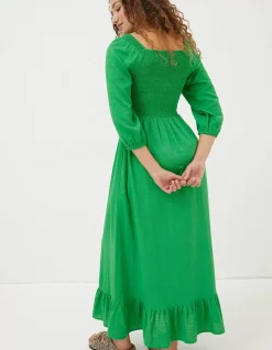 FatFace Adele Shirred Midi Dress|Women Dresses