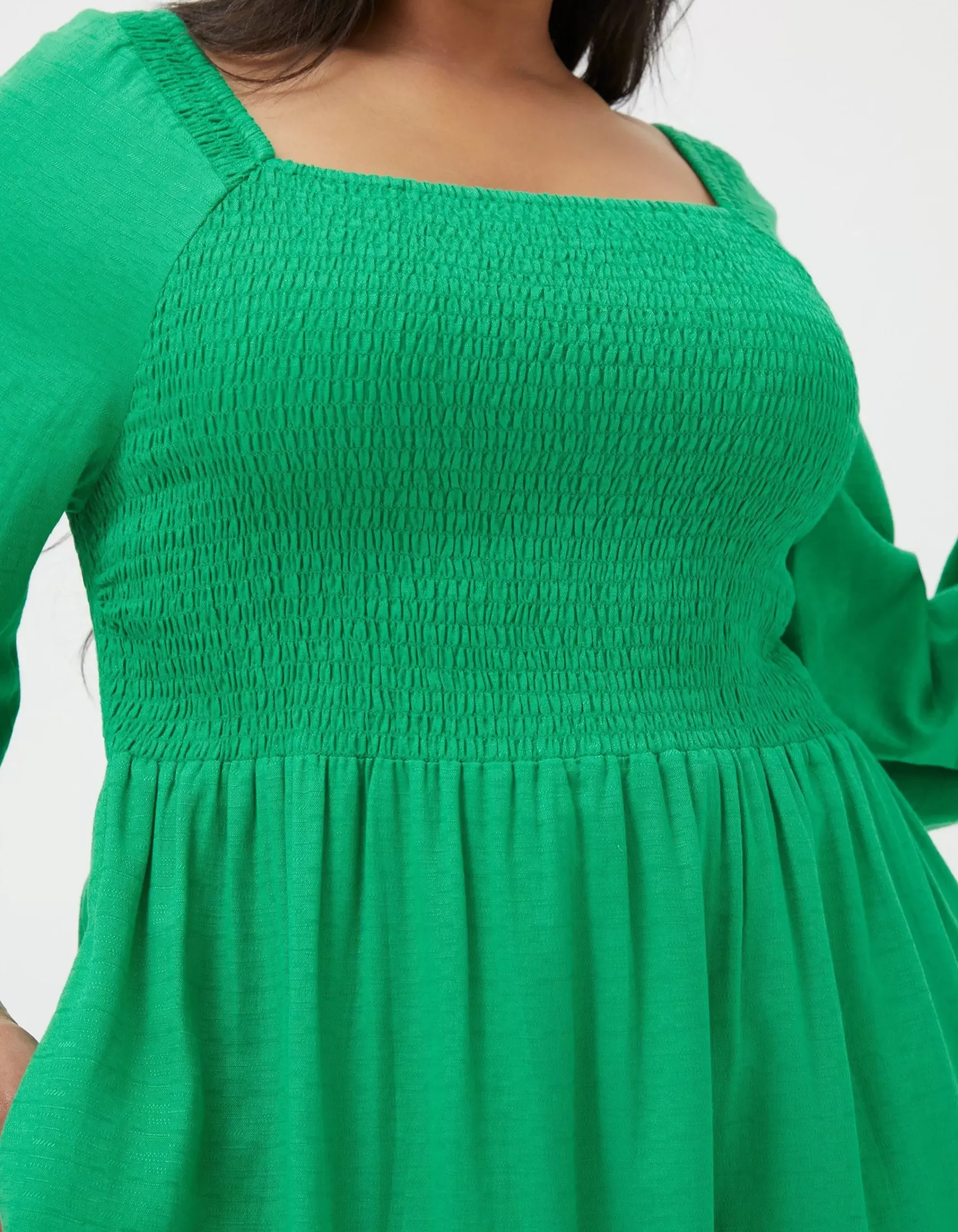 FatFace Adele Shirred Midi Dress|Women Dresses