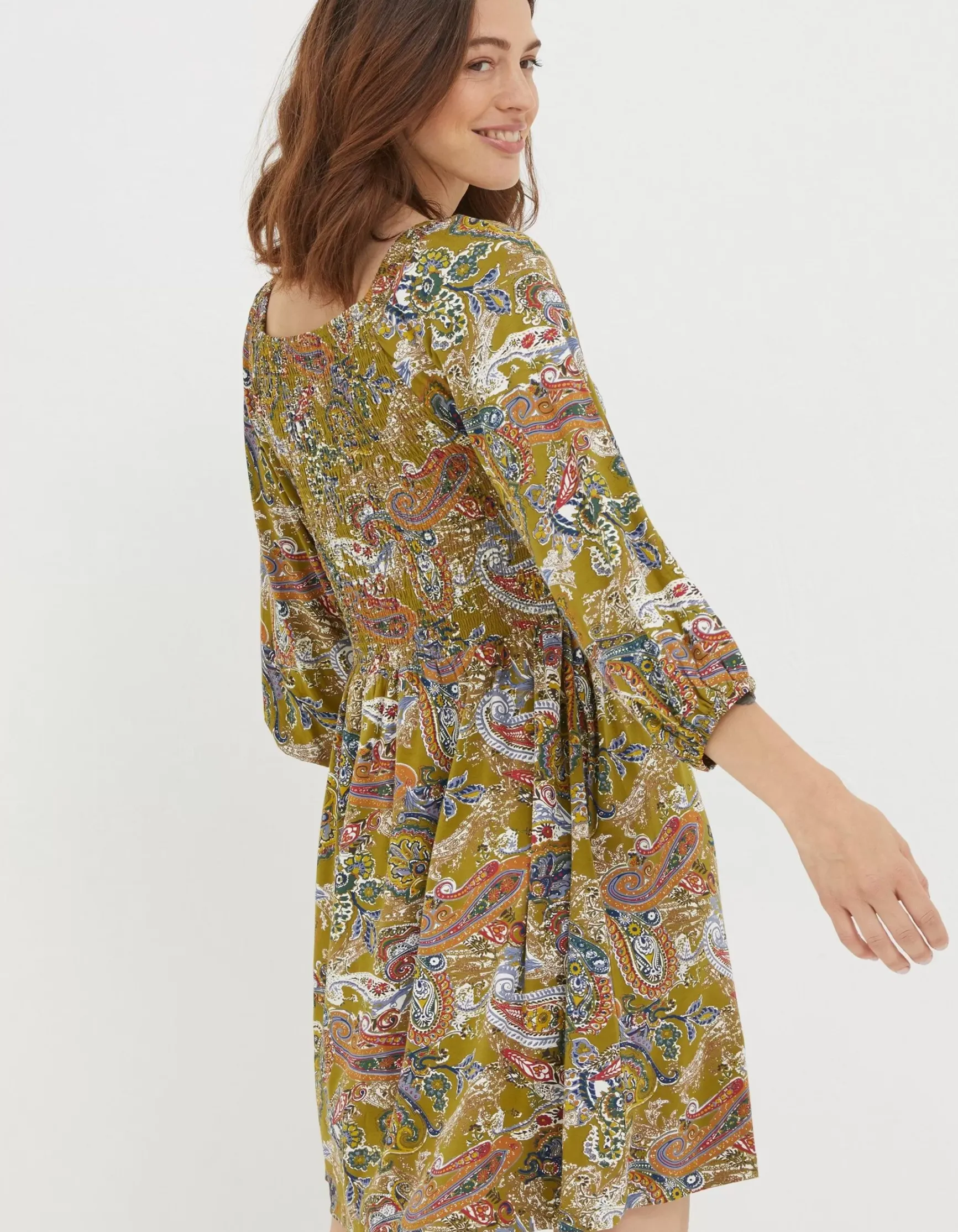 FatFace Adeline Prairie Paisley Dress|Women View All